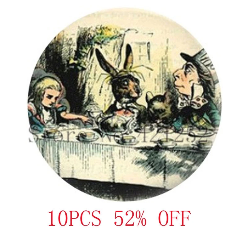 Alice In Wonderland A Mad Tea Party Mad Hatter March Hare Fairy Tale Art Necklace keyring bookmark cufflink earring
Alice In Wonderland A Mad Tea Party Mad Hatter March Hare Fairy Tale Art Necklace keyring bookmark cufflink earring