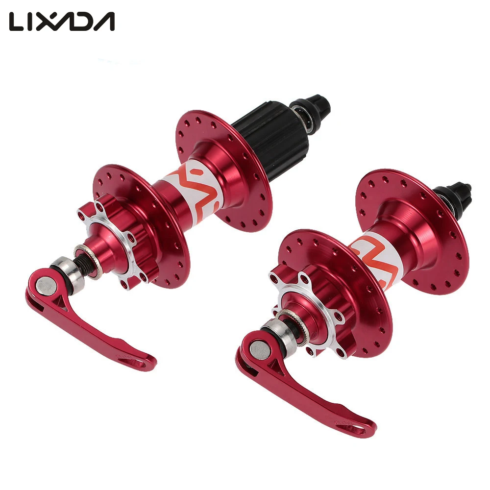 Lixada MTB Mountain Bicycle 32H Disc Brake Hub Set Aluminum Alloy Front Rear Hub with Quick Release Lever Skewers Bicycle Parts
Lixada MTB Mountain Bicycle 32H Disc Brake Hub Set Aluminum Alloy Front Rear Hub with Quick Release Lever Skewers Bicycle Parts