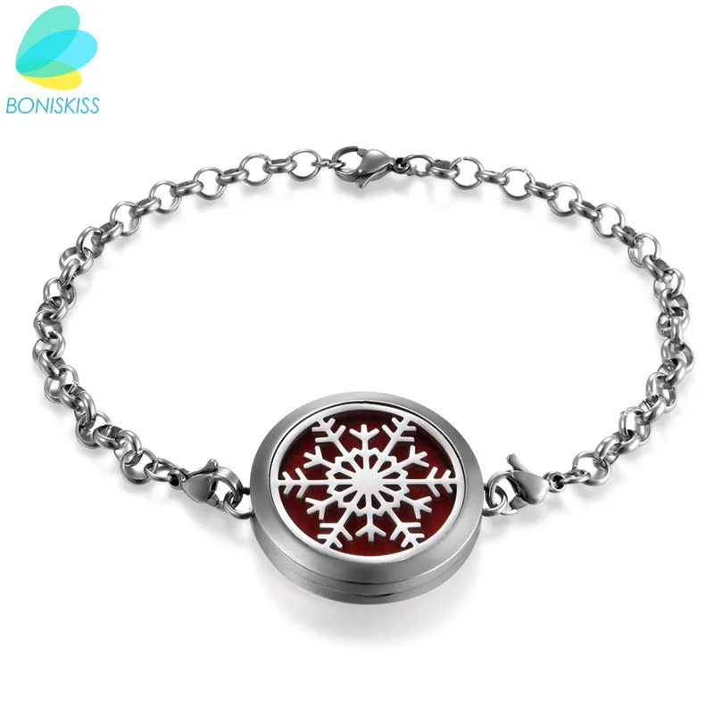 Boniskiss Hot Stainless Steel Perfume Locket Bracelet Round Aromatherapy Essential Oil Diffuser Locket Bracelet With Chain
Boniskiss Hot Stainless Steel Perfume Locket Bracelet Round Aromatherapy Essential Oil Diffuser Locket Bracelet With Chain