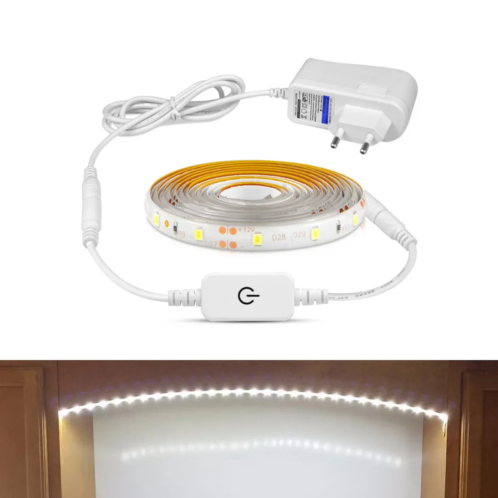 1M 2M 3M 4M 5M Touch Switch Sensor LED Under Cabinet Light 12V Dimmable LED Wardrobe Lamp Diode Tape Closet Kitchen Lighting
1M 2M 3M 4M 5M Touch Switch Sensor LED Under Cabinet Light 12V Dimmable LED Wardrobe Lamp Diode Tape Closet Kitchen Lighting