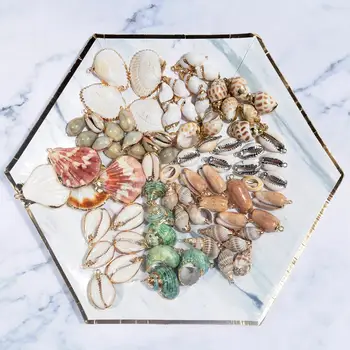 Artilady 5pcs Set Shell Conch Pendant Natural Shell Charms for DIY Jewelry Necklaces Making Accessories Drop Shipping
Artilady 5pcs Set Shell Conch Pendant Natural Shell Charms for DIY Jewelry Necklaces Making Accessories Drop Shipping
