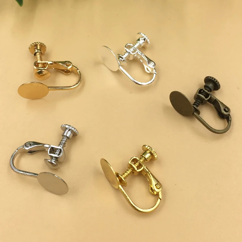 10pcs/lot Rose Gold Silver Color 8mm Copper Earrings Hooks Clasps Settings Earrings Clip for DIY Earrings Ear Jewelry Making
10pcs/lot Rose Gold Silver Color 8mm Copper Earrings Hooks Clasps Settings Earrings Clip for DIY Earrings Ear Jewelry Making