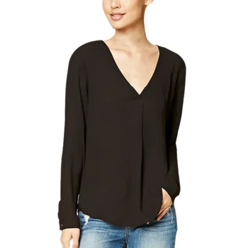 Summer Women Blouses Office Shirts Women V Neck Tops Long Sleeve Chiffon Blouse Blusas 2019 Fashion Solid Color Casual Tops
Summer Women Blouses Office Shirts Women V Neck Tops Long Sleeve Chiffon Blouse Blusas 2019 Fashion Solid Color Casual Tops