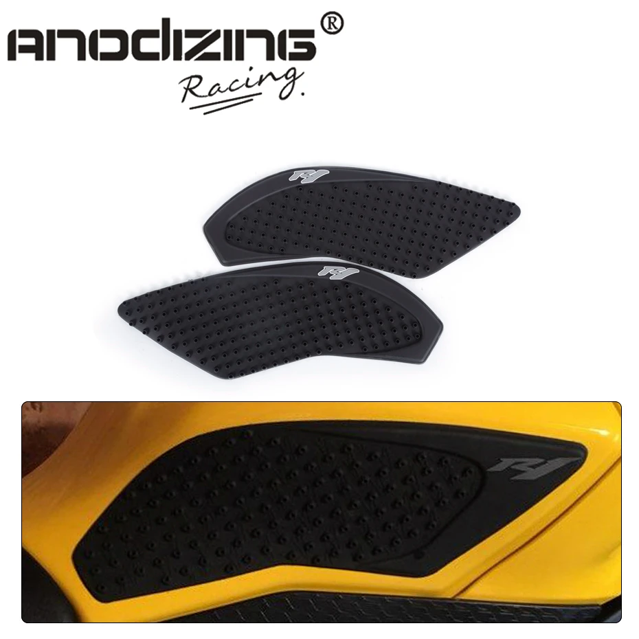 Free Shipping Motorcycle Anti slip Tank Pad 3M Side Gas Knee Grip Traction Pads Protector Stickers For Yamaha R1 2015 2016 | Автомобили и