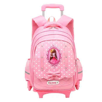 Princess Backpack Removable Children School Bags 2/6 Wheels for Girls boys Trolley Backpack Kids Climbing stairs Wheeled Bag
Princess Backpack Removable Children School Bags 2/6 Wheels for Girls boys Trolley Backpack Kids Climbing stairs Wheeled Bag