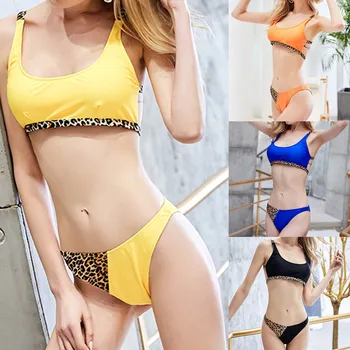 KLV 2019 Women Solid Patchwork Two Pieces Swimwear Padded Beach Set Swimsuits Beachwear Swimwear L329A
KLV 2019 Women Solid Patchwork Two Pieces Swimwear Padded Beach Set Swimsuits Beachwear Swimwear L329A