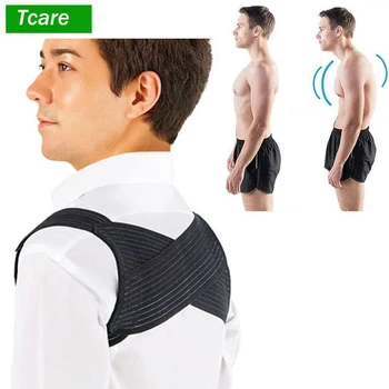 1Pcs Back Posture Corrector Adjustable Back Brace Corrector Shoulder Pain Relief Supports Fast Injury Recovery Prevents
1Pcs Back Posture Corrector Adjustable Back Brace Corrector Shoulder Pain Relief Supports Fast Injury Recovery Prevents