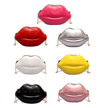 Chain Bag Women Lip Purse Zipper Single Shoulder Bag Lady Fashion Small Evening Clutch Banquet Handbag Vintage Crossbody Bags
Chain Bag Women Lip Purse Zipper Single Shoulder Bag Lady Fashion Small Evening Clutch Banquet Handbag Vintage Crossbody Bags