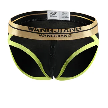 new style brand WJ gay underwear low waist U convex gold cotton underwear button tight sexy men's briefs men underpants
new style brand WJ gay underwear low waist U convex gold cotton underwear button tight sexy men's briefs men underpants