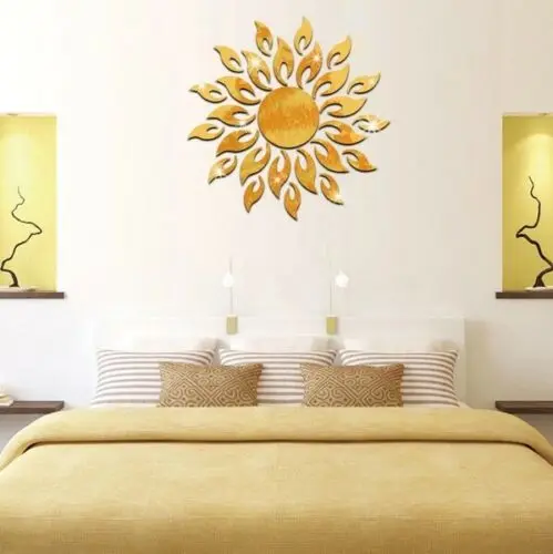 Elegant Appearance 3D Sun Flower DIY Silver Modern Mirror Sticker Decal Home Bedroom Decorations Removable Art Mural Decor
Elegant Appearance 3D Sun Flower DIY Silver Modern Mirror Sticker Decal Home Bedroom Decorations Removable Art Mural Decor