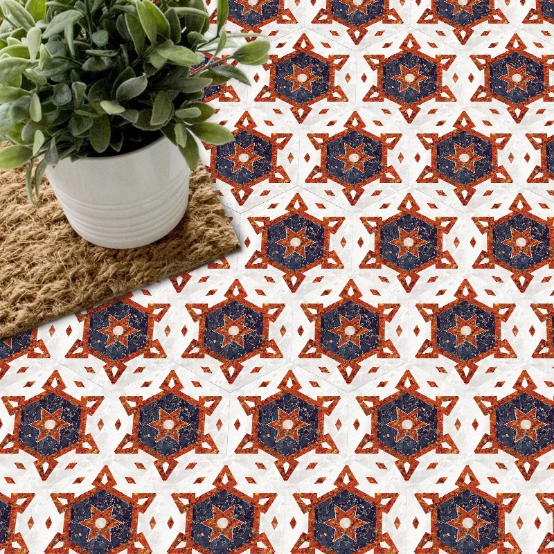 Decorative PVC Waterproof Self Adhesive Floor Stickers Living Room Kitchen Mediterranean DIY Tile Wallpaper Home Mural Art Decor
Decorative PVC Waterproof Self Adhesive Floor Stickers Living Room Kitchen Mediterranean DIY Tile Wallpaper Home Mural Art Decor