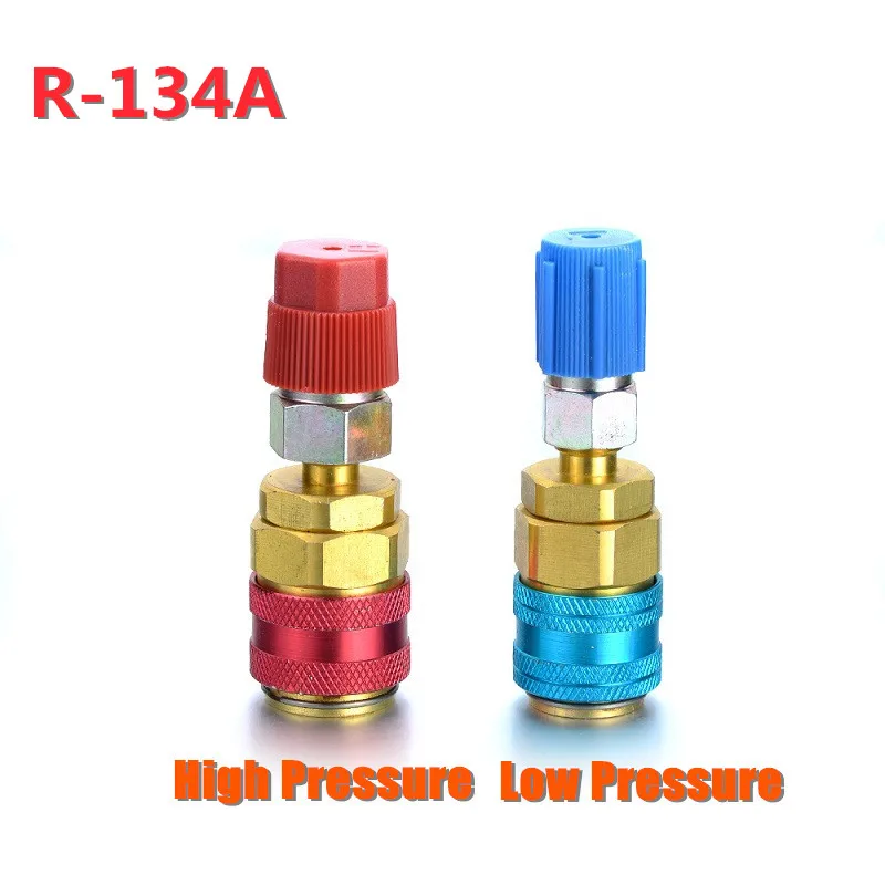 High Quality 1pc High/Low Pressure R134A Auto Car Quick Coupler Adapters for Car Air Conditioning Fitting for Auto Accessories
High Quality 1pc High/Low Pressure R134A Auto Car Quick Coupler Adapters for Car Air Conditioning Fitting for Auto Accessories