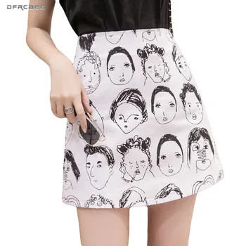 Vintage Portrait Print Mini Skirts Women Fashion 2019 Summer High Waist Novelty A-Line Skirts Female Harajuku Saias
Vintage Portrait Print Mini Skirts Women Fashion 2019 Summer High Waist Novelty A-Line Skirts Female Harajuku Saias