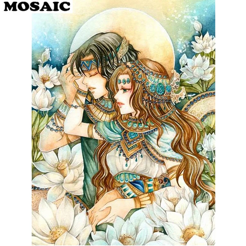 5D DIY Diamond Painting cartoon Cross Stitch moon lovers Picture Acupuncture Embroidery Unique Gift | Дом и сад