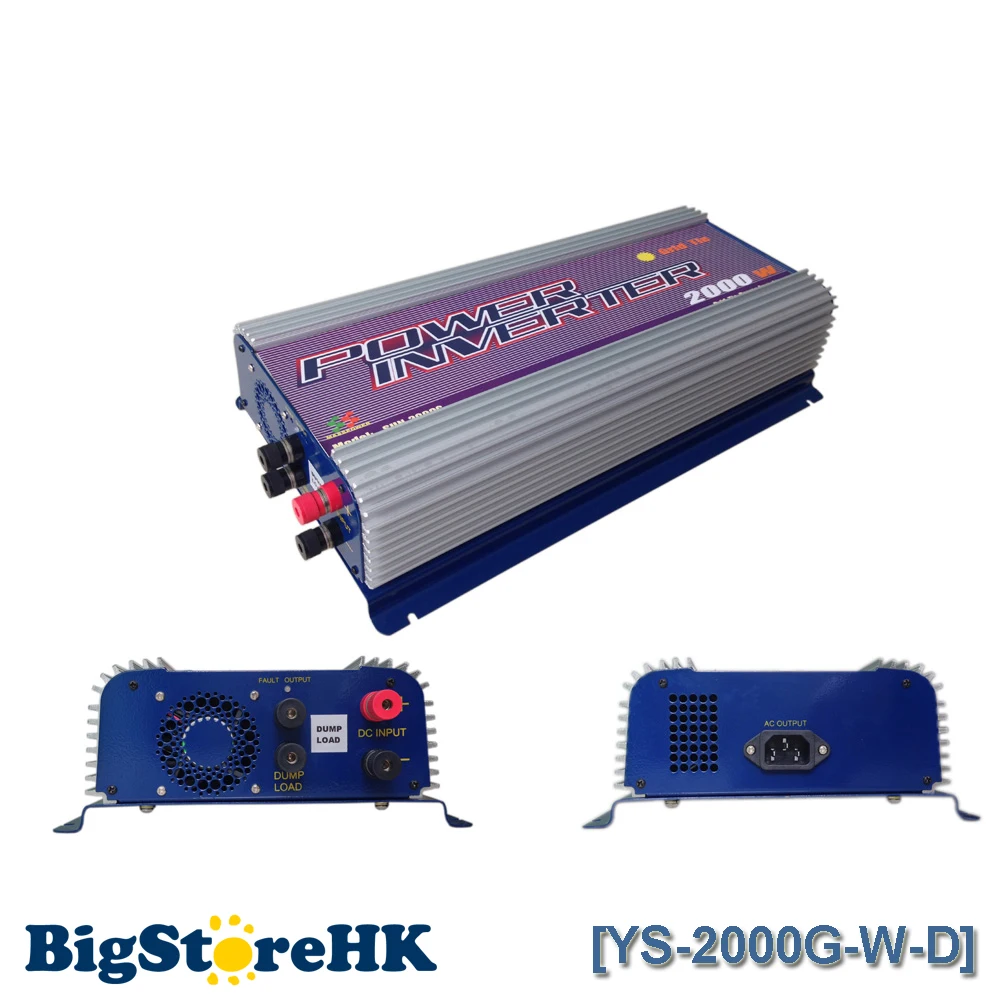 2000W Pure Sine Wave Inverter for 3 Phase DC To AC Wind Turbine 45V-90V Input Voltage MPPT Build In Rectifier
2000W Pure Sine Wave Inverter for 3 Phase DC To AC Wind Turbine 45V-90V Input Voltage MPPT Build In Rectifier