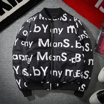 YuWaiJiaRen Bomber Jackets Men Letter Print Thick Pilot Men's Jacket Hip Hop Fashion Warm Loose Winter Coat for Men Dropshipping
YuWaiJiaRen Bomber Jackets Men Letter Print Thick Pilot Men's Jacket Hip Hop Fashion Warm Loose Winter Coat for Men Dropshipping