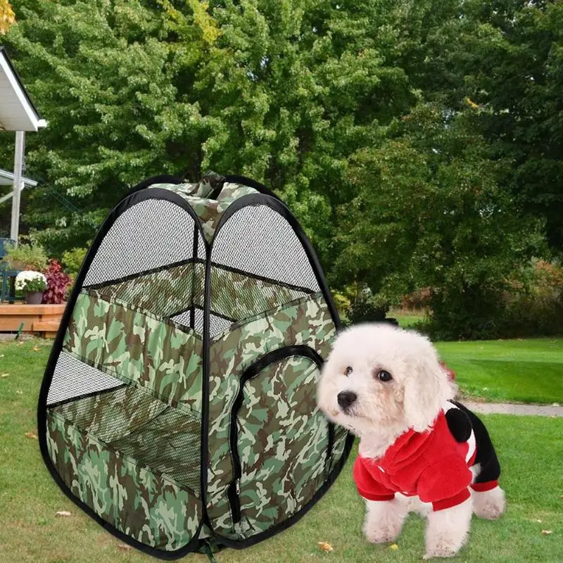 Portable Folding Pet Tent Oxford Cloth Camouflage Camouflage Printing Comfortable Breathability Dog Cat Tent Outdoor Supplies
Portable Folding Pet Tent Oxford Cloth Camouflage Camouflage Printing Comfortable Breathability Dog Cat Tent Outdoor Supplies