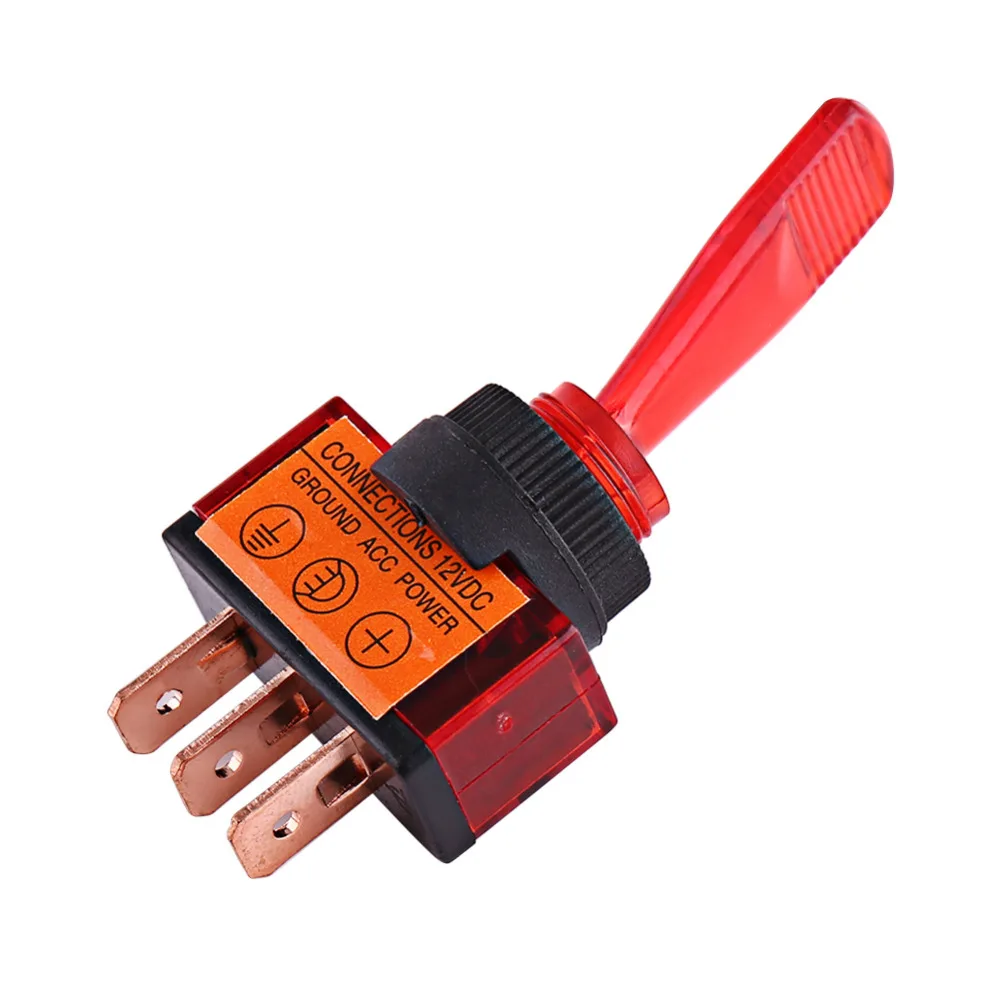 4PCS/Set 12V 20A LED On/Off 3 Pin SPST Toggle Rocker Switch With LED Lamp For Car Auto Truck Boat
4PCS/Set 12V 20A LED On/Off 3 Pin SPST Toggle Rocker Switch With LED Lamp For Car Auto Truck Boat