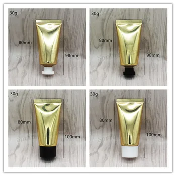 30ml Gold Soft Tube With Black/White Screw Lid For Emulsion/CC Cream Cosmetic Tube 30g Plastic Soft tube Cosmetic container hose
30ml Gold Soft Tube With Black/White Screw Lid For Emulsion/CC Cream Cosmetic Tube 30g Plastic Soft tube Cosmetic container hose