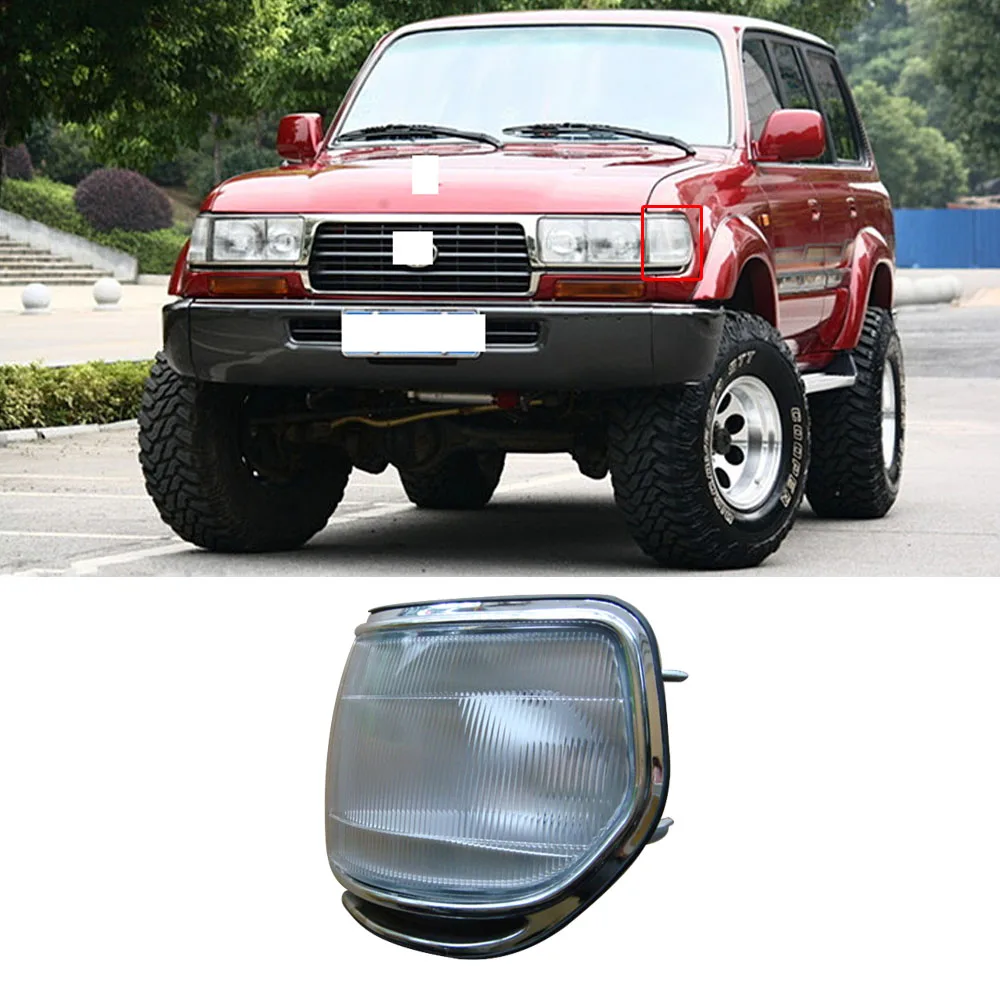 CAPQX 1pcs For Toyota Land Cruiser LC80 FZJ80 4500 95-97 Front headlight Side Fender Light Corner turn Signal light Marker Lamp
CAPQX 1pcs For Toyota Land Cruiser LC80 FZJ80 4500 95-97 Front headlight Side Fender Light Corner turn Signal light Marker Lamp
