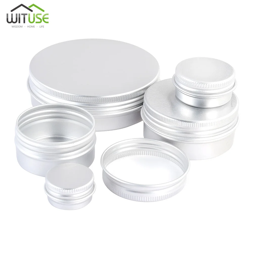 WITUSE 1pc Durable Round Aluminium Empty Cosmetic Pot Jar Tin Container Screw Lid Box for Cosmetic Cream Makeup Tools
WITUSE 1pc Durable Round Aluminium Empty Cosmetic Pot Jar Tin Container Screw Lid Box for Cosmetic Cream Makeup Tools