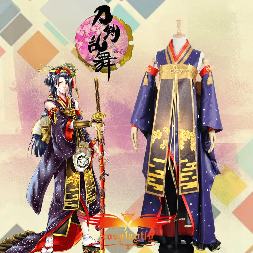 Hot Webgame Touken Ranbu Jiroutachi Cosplay Custom Costume Party Dress Skirt Purple Kimono Women Gloves Clothing For Adult
Hot Webgame Touken Ranbu Jiroutachi Cosplay Custom Costume Party Dress Skirt Purple Kimono Women Gloves Clothing For Adult