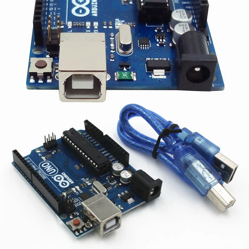One Set UNO R3 MEGA328P ATMEGA16U2 Development Board For Arduino+USB Cable SGHS Compatible
One Set UNO R3 MEGA328P ATMEGA16U2 Development Board For Arduino+USB Cable SGHS Compatible