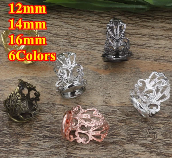 100pc Cabochon 12mm,14mm,16mm Round Pad ring blank Cameo Tray,Bronze/Gold/Silver Ring setting,Handmade DIY Zakka jewelry Finding
100pc Cabochon 12mm,14mm,16mm Round Pad ring blank Cameo Tray,Bronze/Gold/Silver Ring setting,Handmade DIY Zakka jewelry Finding