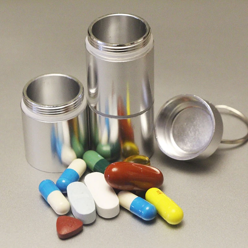 Mini Portable Stackable Metal Travel Pill Case Waterproof Capsule Tablet Nutritional Supplement Container Medical Storage HK175
Mini Portable Stackable Metal Travel Pill Case Waterproof Capsule Tablet Nutritional Supplement Container Medical Storage HK175