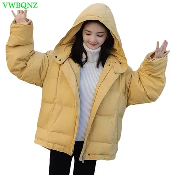 Korean Hooded Short Bread service Winter Women Down cotton Jacket Women's Thicken Warm Cotton Jacket Female New Outerwear XS 713
Korean Hooded Short Bread service Winter Women Down cotton Jacket Women's Thicken Warm Cotton Jacket Female New Outerwear XS 713