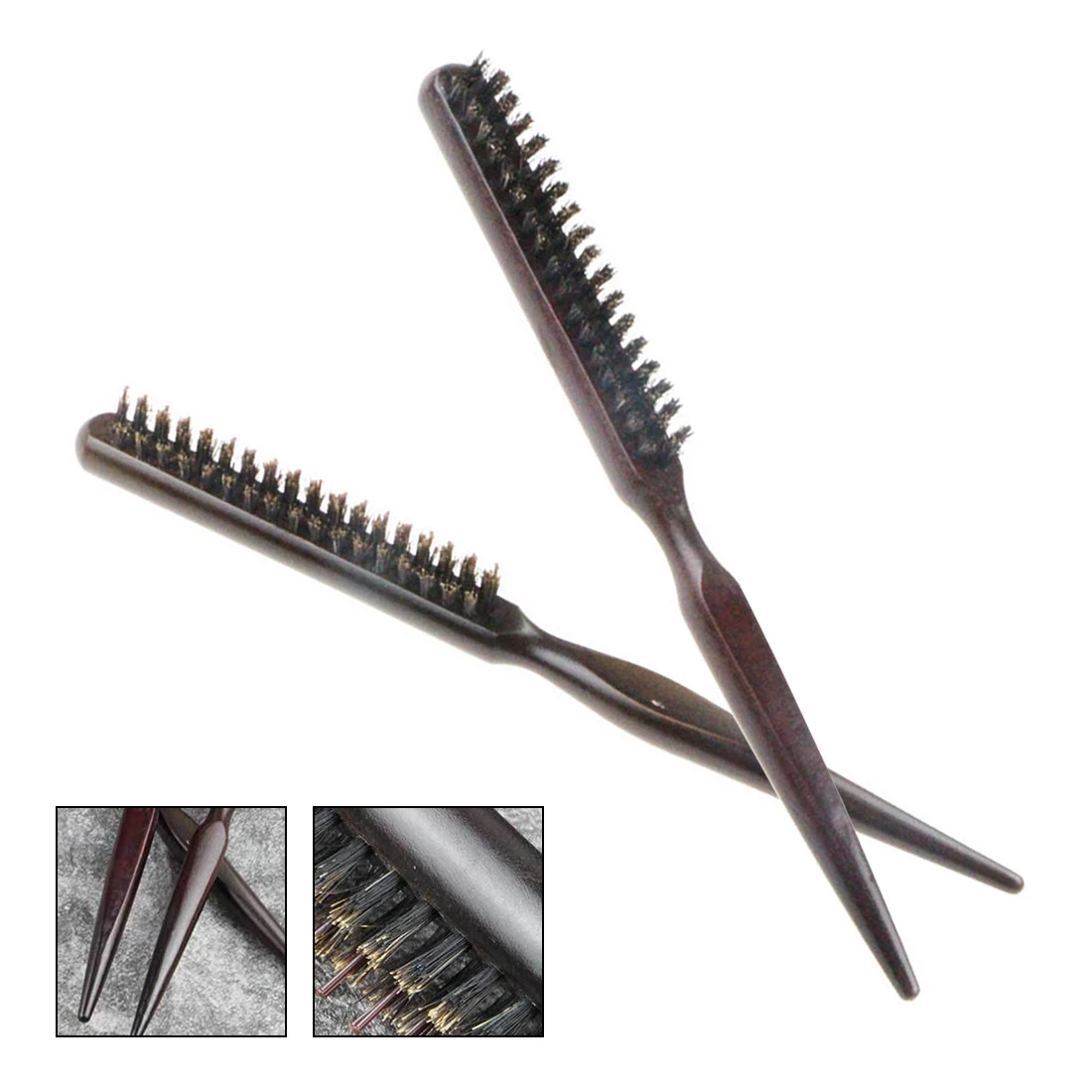 Wood Handle Hair Brush Comb Natural Boar Fluffy Bristle Anti Loss Combs Teasing Bristle Hairdressing Barber Tool Salon Hairbrush
Wood Handle Hair Brush Comb Natural Boar Fluffy Bristle Anti Loss Combs Teasing Bristle Hairdressing Barber Tool Salon Hairbrush