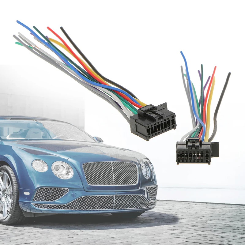 1 Pcs 16Pin Radio Wire Harness Audio Connector Line For Pioneer 2350 Car Stereo 6.3 Inch Meet EIA Color Code Car Accessories
1 Pcs 16Pin Radio Wire Harness Audio Connector Line For Pioneer 2350 Car Stereo 6.3 Inch Meet EIA Color Code Car Accessories