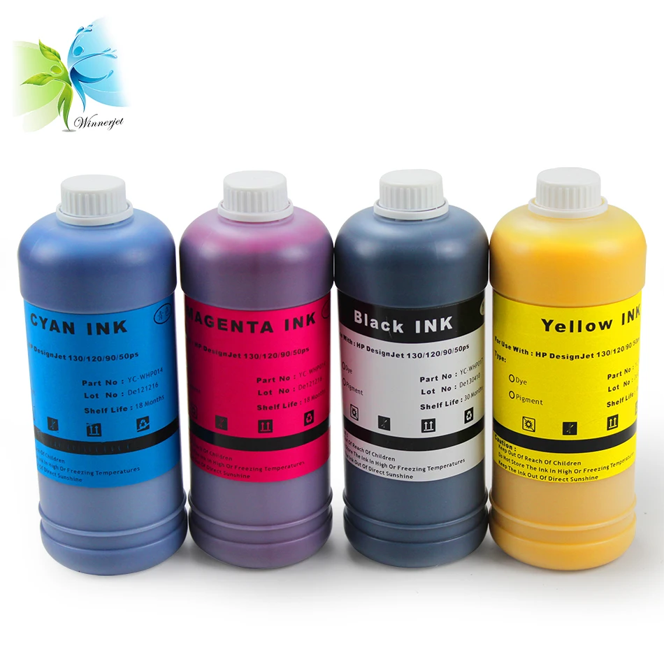 WINNERJET 1000ml/bottle 84/85 Water Based Pigment Ink For HP Designjet 130 120 90 50ps Printer
WINNERJET 1000ml/bottle 84/85 Water Based Pigment Ink For HP Designjet 130 120 90 50ps Printer