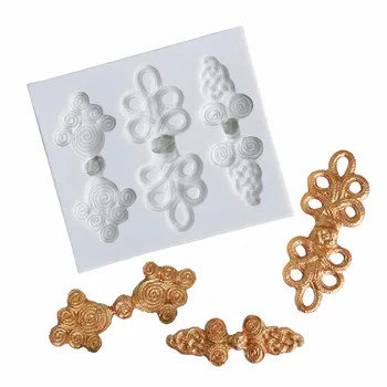 Chinese knot Food grade Silicone Mold Cake Border Fondant Cake Decorating Tool Baking Cookie Chocolate Candy Mould
Chinese knot Food grade Silicone Mold Cake Border Fondant Cake Decorating Tool Baking Cookie Chocolate Candy Mould