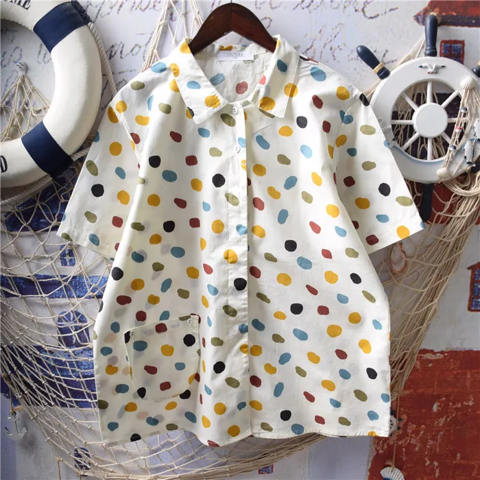 summer Short sleeve polo shirt woman Wave point quick-drying lapel Polo shirt for woman sweet Polo shirt tops
summer Short sleeve polo shirt woman Wave point quick-drying lapel Polo shirt for woman sweet Polo shirt tops