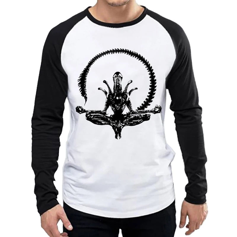 Mens Alien vs Predator T Shirt White Color Mens Fashion Long Sleeve Movie Alien vs Predator AVP T-shirt Tops Tees tshirt
Mens Alien vs Predator T Shirt White Color Mens Fashion Long Sleeve Movie Alien vs Predator AVP T-shirt Tops Tees tshirt