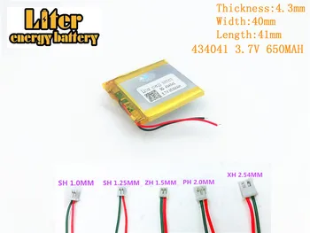 3.7 V 434041 650mah lithium polymer battery FOR 3.7V 650MAH 434041 PLUG vehicle traveling data recorder LED rechargeable battery
3.7 V 434041 650mah lithium polymer battery FOR 3.7V 650MAH 434041 PLUG vehicle traveling data recorder LED rechargeable battery