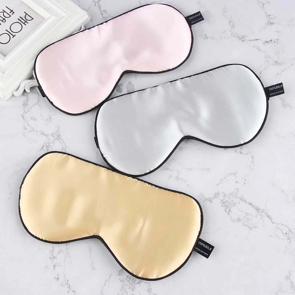 1 PC 100% Natural Silk Sleeping Eye Mask Eye Shade Sleep Mask Black Mask Bandage on Eyes for Sleeping Aid Eye Mask Heathy Tool
1 PC 100% Natural Silk Sleeping Eye Mask Eye Shade Sleep Mask Black Mask Bandage on Eyes for Sleeping Aid Eye Mask Heathy Tool