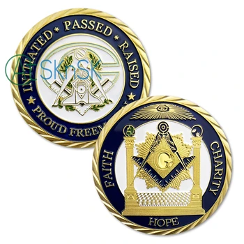1-10 Pcs Masonic Coins Proud Freemason Challenge Coins Hope Faith Charity Mason Souvenir for Collection Gift
1-10 Pcs Masonic Coins Proud Freemason Challenge Coins Hope Faith Charity Mason Souvenir for Collection Gift