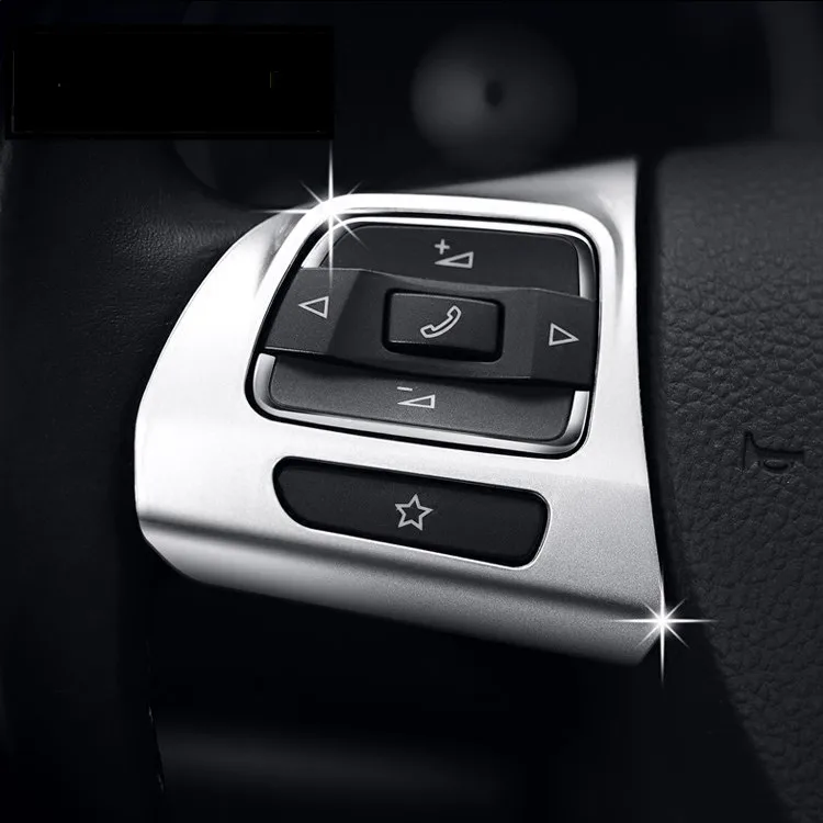Фото Free shipping cay styling steering wheel sticker cover for VW volkswagen B7 passat Tiguan CC GOLF MK6 JETTA sequins | Автомобили и