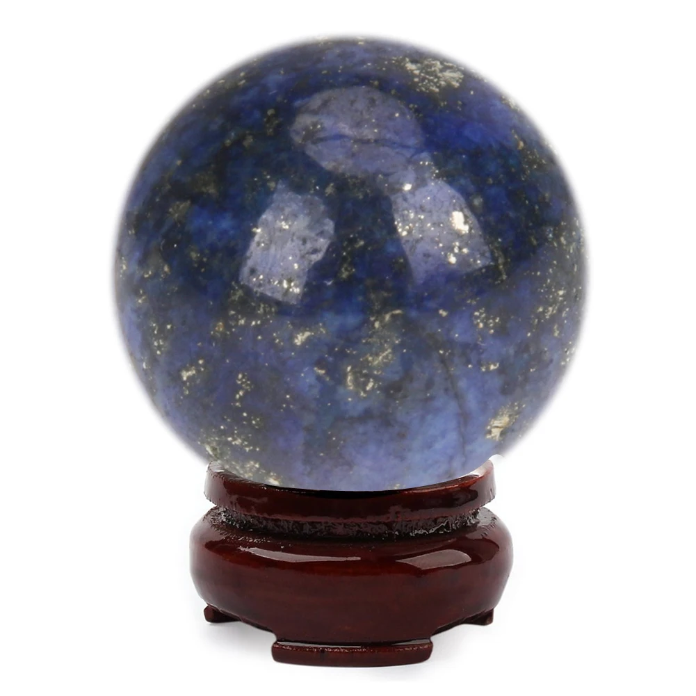 

20mm Natural Lapis Lazuli Crystal FeiShui Ball Healing Sphere Large Crystal Healing Stone DIY Home Decoration Accessory