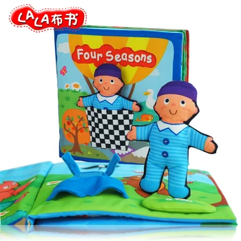 Super cute 1pc lala creative learn four seasons baby hand grasp stereo cloth book early development cognitive newborn gift toy
Super cute 1pc lala creative learn four seasons baby hand grasp stereo cloth book early development cognitive newborn gift toy