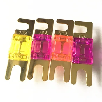 100PCS/lot Golden Plated Automotive Motorcycle Car Fuse Auto AFS Fuse MINI ANL Fuse
100PCS/lot Golden Plated Automotive Motorcycle Car Fuse Auto AFS Fuse MINI ANL Fuse