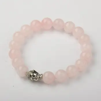 10Strands Natural Pink Stone Alloy Buddha Head Beads Antique Silver Color Stretch Bracelets Buddhist Bracelets
10Strands Natural Pink Stone Alloy Buddha Head Beads Antique Silver Color Stretch Bracelets Buddhist Bracelets