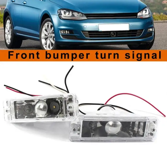 2Pcs Car Front Indicator Bumper Turn Signal Light Lamp Replacement 171953055 Car Styling For VW Polo Golf Jetta MK2
2Pcs Car Front Indicator Bumper Turn Signal Light Lamp Replacement 171953055 Car Styling For VW Polo Golf Jetta MK2
