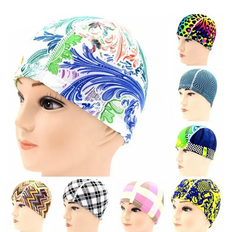 High-Jump Men Women Printed Swimming Caps Nylon Swimwear Swimming Hat Ear Protect Swimming Caps 2 Pieces a pack Color Random
High-Jump Men Women Printed Swimming Caps Nylon Swimwear Swimming Hat Ear Protect Swimming Caps 2 Pieces a pack Color Random