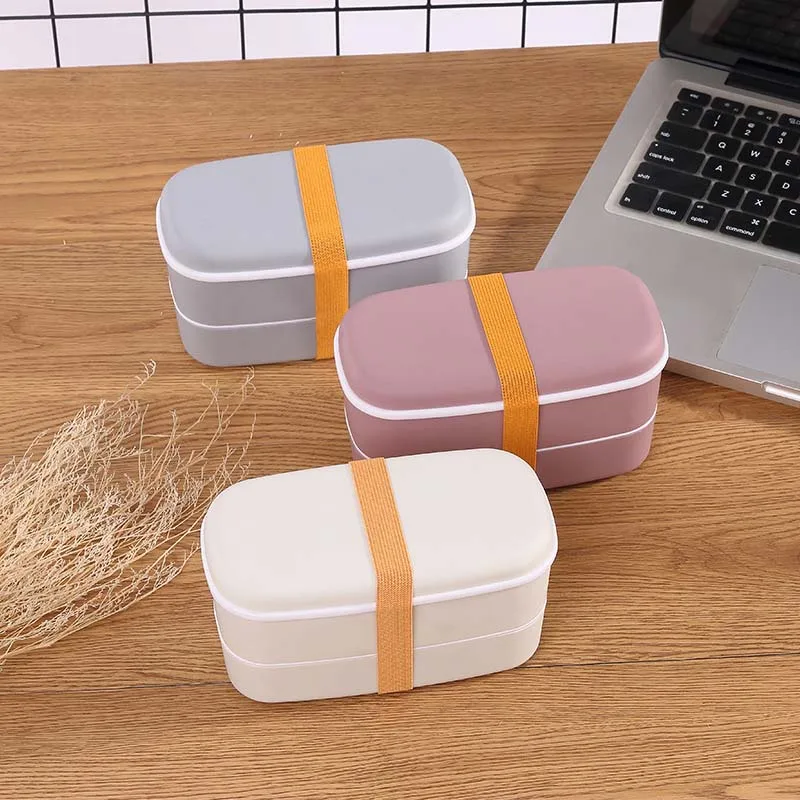 600ml Healthy Material Lunch Box 2 Layer Wheat Straw Bento Boxes Microwave Dinnerware Food Storage Container Lunchbox
600ml Healthy Material Lunch Box 2 Layer Wheat Straw Bento Boxes Microwave Dinnerware Food Storage Container Lunchbox