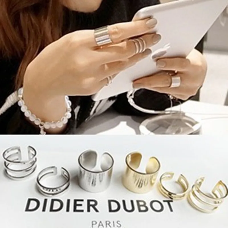 J112 silver ring 3 pcs Shiny Punk Band Midi Mid Finger Knuckle Ring Set high quality 2 colors wholesale rings
J112 silver ring 3 pcs Shiny Punk Band Midi Mid Finger Knuckle Ring Set high quality 2 colors wholesale rings