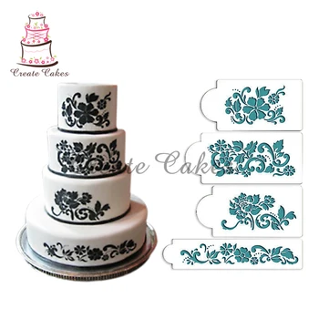 Floral Explosion Cake Stencil Set Flower Plastic Wedding Cake Stencil Template Mold for Painting Fondant Decorating Tools ST-228
Floral Explosion Cake Stencil Set Flower Plastic Wedding Cake Stencil Template Mold for Painting Fondant Decorating Tools ST-228