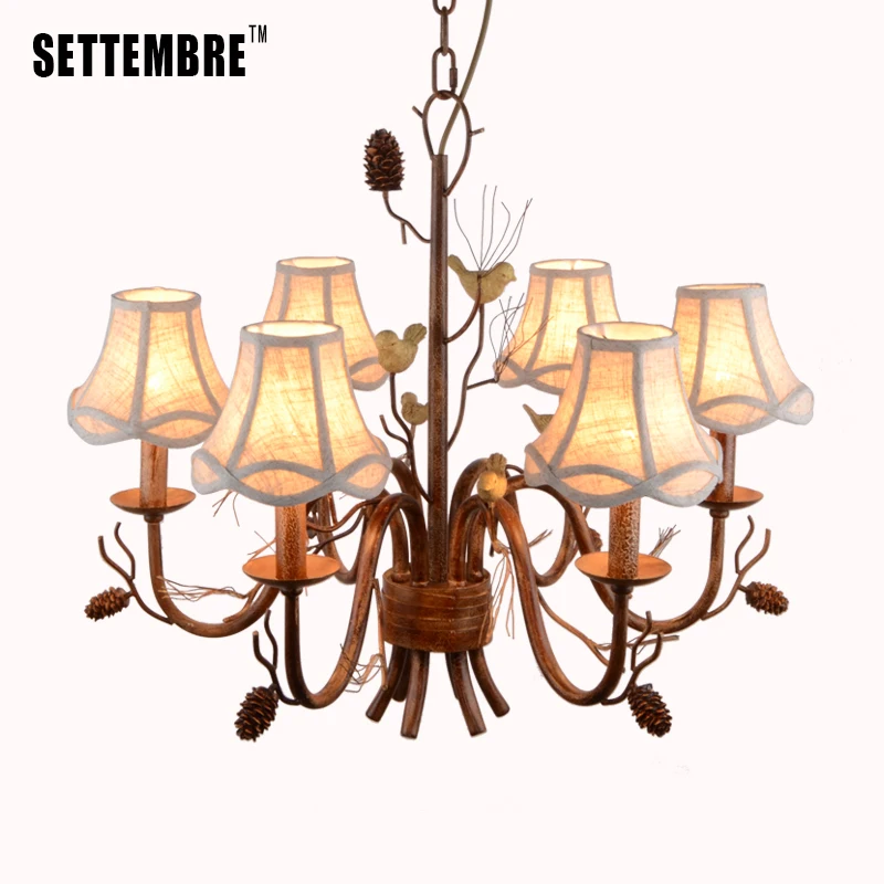 Modern Birds Pine Nuts Dining Room Chandelier Light Vintage Metal Country Style Restaurant Ceiling Fixture Light
Modern Birds Pine Nuts Dining Room Chandelier Light Vintage Metal Country Style Restaurant Ceiling Fixture Light